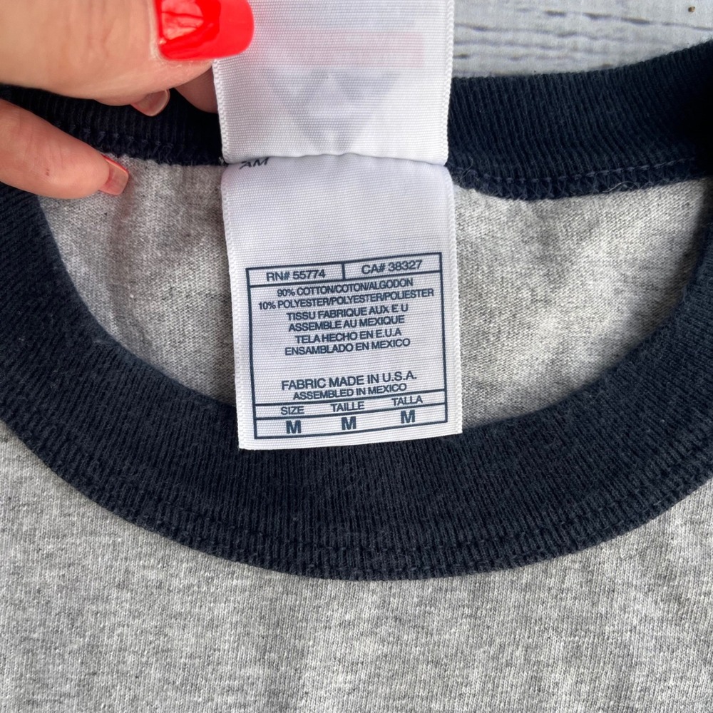 F*CK BUDDY Vintage Y2K Ringer T-Shirt Mens M Streetwear Retro 90s Skate Urban - Picture 4 of 11